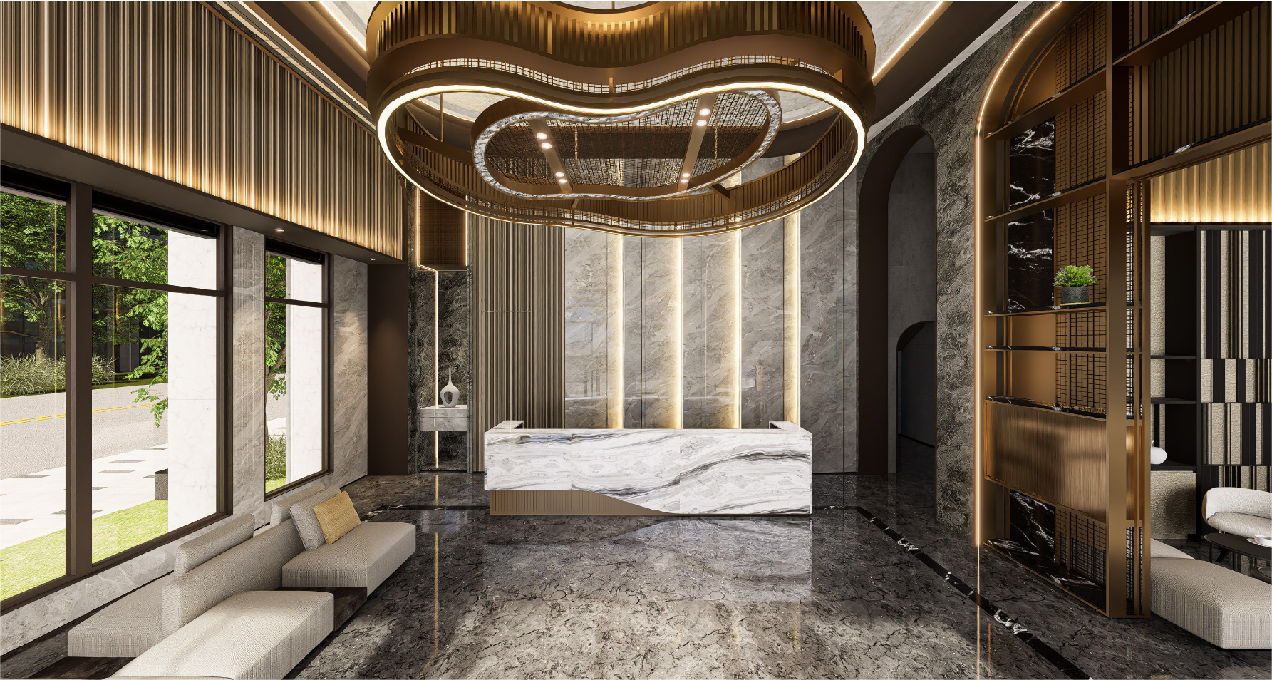 粼光迎賓3D示意圖